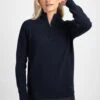 Mochara Cotton Half Zip Jumper -Riding Horse Apparel Shop Navycottonzip1 1000x 83223527 3bb6 4f15 a02b 4e0aadefe564
