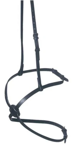 Noseband Figure 8 Leather Aintree Brown