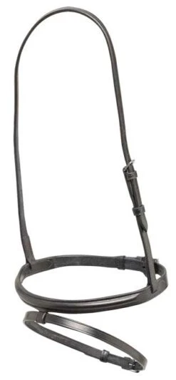 Noseband Hanoverian Leather Aintree Black