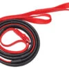 Reins Rubber Grip Pvc Loop End Epsom Red & Black Grips -Riding Horse Apparel Shop Pvc Epsom Race Reins Loop End Red Black Grips