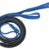 Reins Rubber Grip Pvc Loop End Epsom Royal Blue & Black Grip -Riding Horse Apparel Shop Pvc Epsom Race Reins Loop End Royal Blue Black Grip