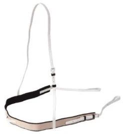 Breastplate Race Elastic 35mm White