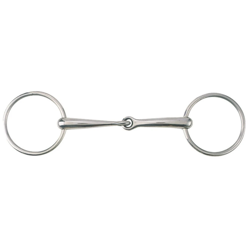 Ring Snaffle Thin Jointed Mouth Stainless Steel 3 Ring Snaffle Thin Jointed Mouth Stainless Steel