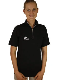 Ladies Cool Summer Riding Tops In Black- Short Sleeve -Riding Horse Apparel Shop Shortsleeveblackridingshirt af71f233 2c7b 444a ad46 4c4f67429c51
