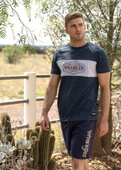 Tee Shirt Thomas Cook Henry Short Sleeve S21 Navy Marle Mens 5 Tee Shirt Thomas Cook Henry Short Sleeve S21 Navy Marle Mens -Riding Horse Apparel Shop Thomas Cook Henry Tee Shirt Short Sleeve Navy Marle Mens 2