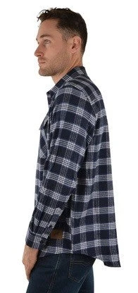 Shirt Thomas Cook Roachdale Thermal Long Sleeve Navy & Royal Mens 5 Shirt Thomas Cook Roachdale Thermal Long Sleeve Navy & Royal Mens - Image 3