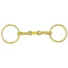 Training Snaffle Loose Ring Gold Medal 12.5cm 5.0" -Riding Horse Apparel Shop Training Snaffle Loose Ring Gold Medal 12 5cm 5 0