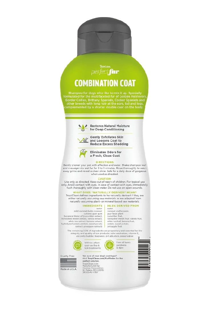 Tropiclean Perfect Fur Combination Coat Shampoo 473ml 7 Tropiclean Perfect Fur Combination Coat Shampoo 473ml - Image 5