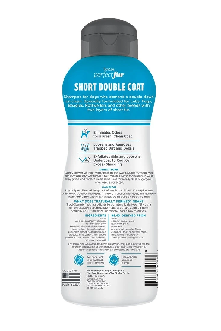 Tropiclean Perfect Fur Short Double Coat Shampoo 473ml 7 Tropiclean Perfect Fur Short Double Coat Shampoo 473ml - Image 5