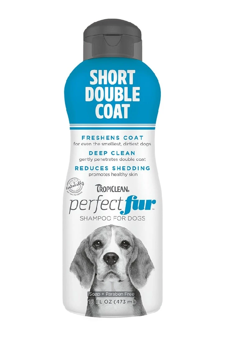 Tropiclean Perfect Fur Short Double Coat Shampoo 473ml 3 Tropiclean Perfect Fur Short Double Coat Shampoo 473ml