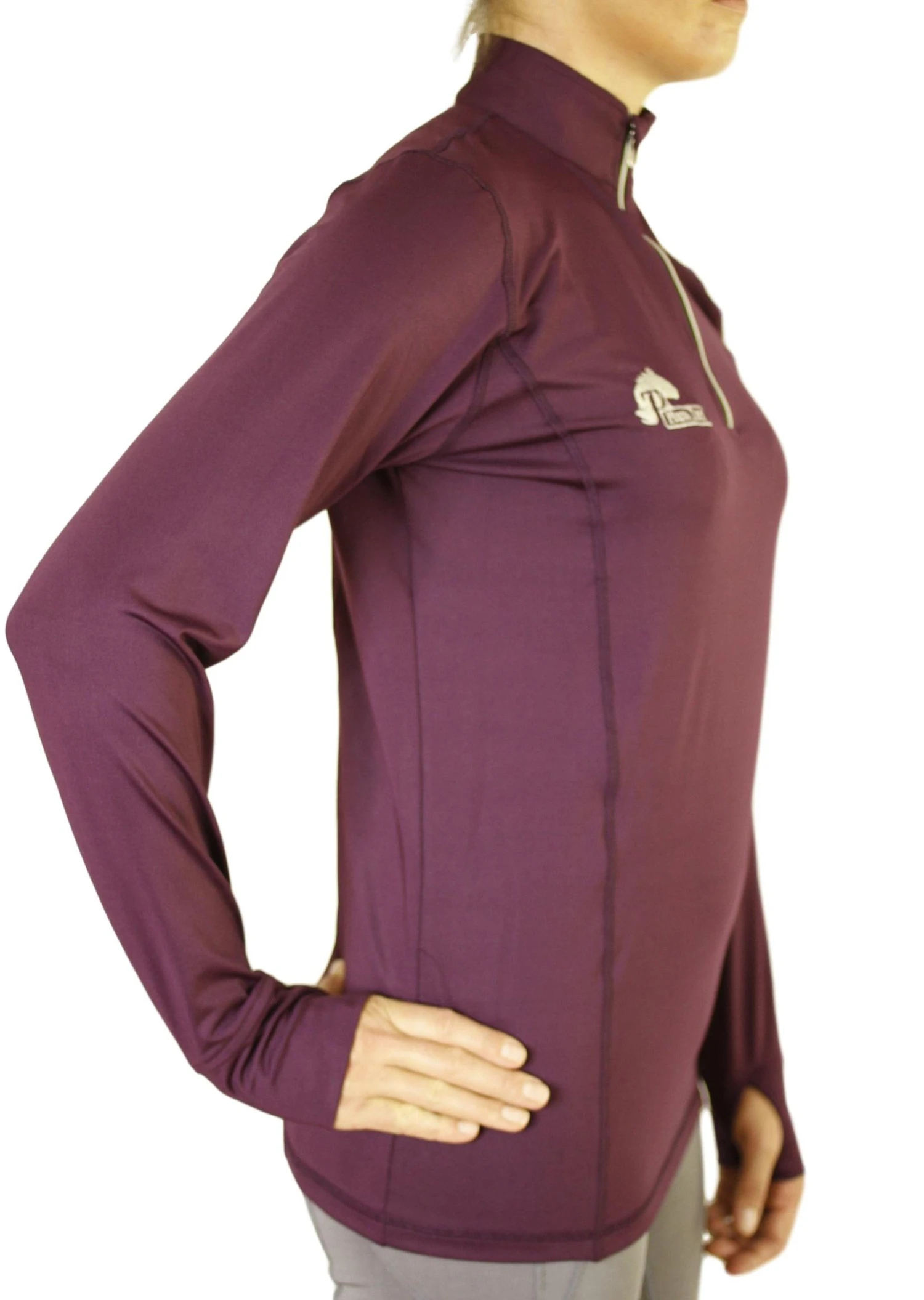 Long Sleeve Base Layer Tops In Wine - Final Run Outlast Sizes 11 Long Sleeve Base Layer Tops In Wine - Final Run Outlast Sizes - Image 9