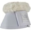White Woof Pro Sheepskin Collar Bell Boot 2 White Woof Pro Sheepskin Collar Bell Boot -Riding Horse Apparel Shop Woof Overreach Pro Boots Sheepskin Collar White
