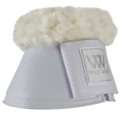 White Woof Pro Sheepskin Collar Bell Boot