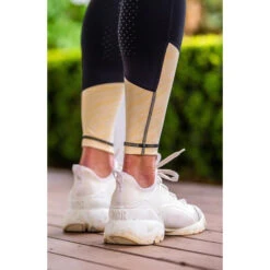 BARE Equestrian Lemon Performance Riding Tights 10 BARE Equestrian Lemon Performance Riding Tights -Riding Horse Apparel Shop bare equestrian performance riding tights lemon southern sport horses 4