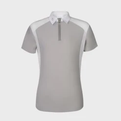 Cavalleria Toscana Boys Jersey Perforated Insert Zip Polo