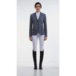 Cavalleria Toscana Knit Collar Riding Jacket -Riding Horse Apparel Shop cavalleria toscana knit collar riding jacket trailrace equestrian outfitters 4