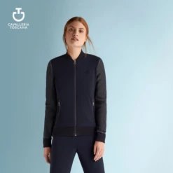 Cavalleria Toscana Knit Jersey Zip Cardigan