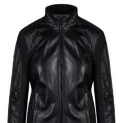 Cavalleria Toscana Leather & Jersey Bomber