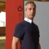 Cavalleria Toscana Mens Origami Competition Polo -Riding Horse Apparel Shop cavalleria toscana mens origami competition polo trailrace equestrian outfitters