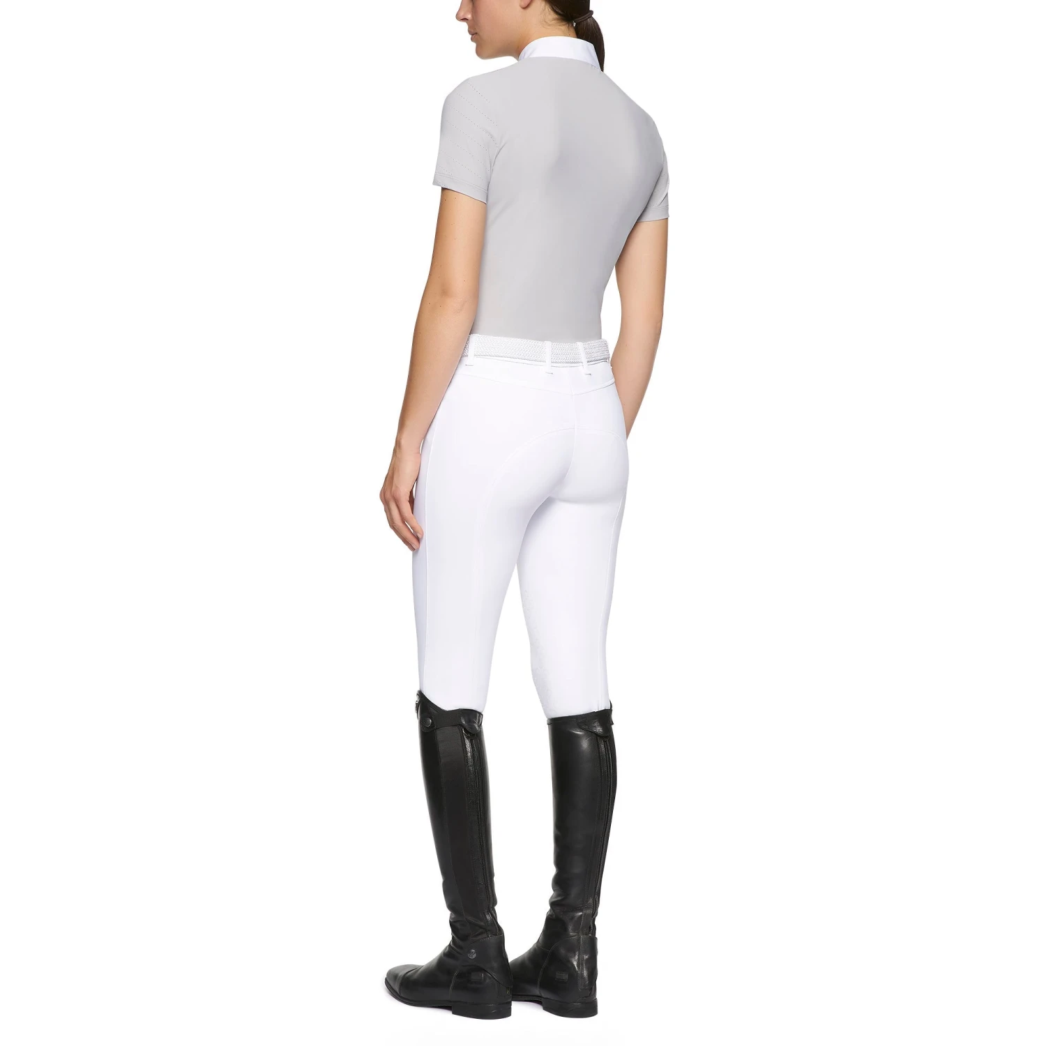 Cavalleria Toscana Perforated Sailing Jersey Comp Polo 4 Cavalleria Toscana Perforated Sailing Jersey Comp Polo - Image 2