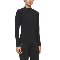 Cavalleria Toscana Tech Knit Training Polo -Riding Horse Apparel Shop cavalleria toscana tech knit training polo trailrace equestrian outfitters 3
