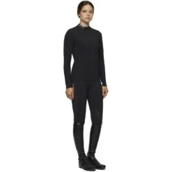 Cavalleria Toscana Tech Knit Training Polo -Riding Horse Apparel Shop cavalleria toscana tech knit training polo trailrace equestrian outfitters 4