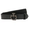 Cavalleria Toscana Youth Belt - Black -Riding Horse Apparel Shop cavalleria toscana youth belt black trailrace equestrian outfitters