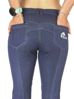Denim Jodhpurs With Silicone Seat Classic Jeans Pockets 20 Denim Jodhpurs With Silicone Seat Classic Jeans Pockets -Riding Horse Apparel Shop denim jodhpurs back pockets 072a6ae4 2d15 40b1 b624 60b507fea89c