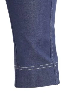 Denim Jodhpurs With Phone Pocket And NO Silicone 16 Denim Jodhpurs With Phone Pocket And NO Silicone -Riding Horse Apparel Shop denim jodhpurs close up of hem f3169557 2514 47c5 9cd1 f93fd7811648