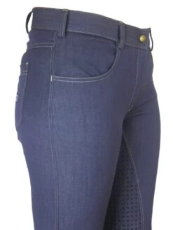 Denim Jodhpurs With Silicone Seat Classic Jeans Pockets 23 Denim Jodhpurs With Silicone Seat Classic Jeans Pockets -Riding Horse Apparel Shop denim jodhpurs showing front pocket e657d444 3b1e 4bc2 bce6 003ead97a190