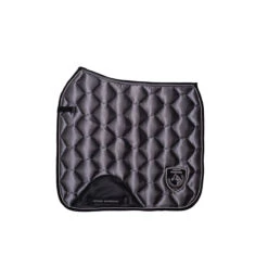 Dressage Honeycomb Quilted Satin Saddle Pad -Riding Horse Apparel Shop dressage honeycomb quilted satin saddle pad trailrace equestrian outfitters 5