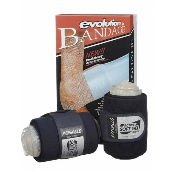 Acavallo Gel Padding Elastic Leg Bandages 4 Acavallo Gel Padding Elastic Leg Bandages - Image 2