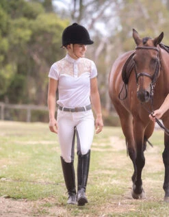 Grace Show Shirt By QJ Riding Wear