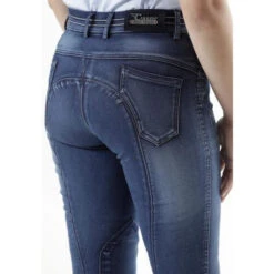 Ladies Denim Riding Breeches By Premier Equine - Roxy -Riding Horse Apparel Shop ladies denim riding breeches by premier equine roxy southern sport horses 3