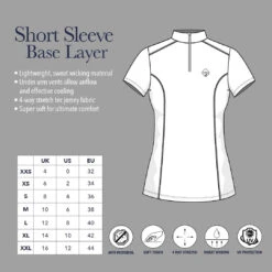 LeMieux Activewear Short Sleeve Base Layer -Riding Horse Apparel Shop lemieux activewear short sleeve base layer southern sport horses 18
