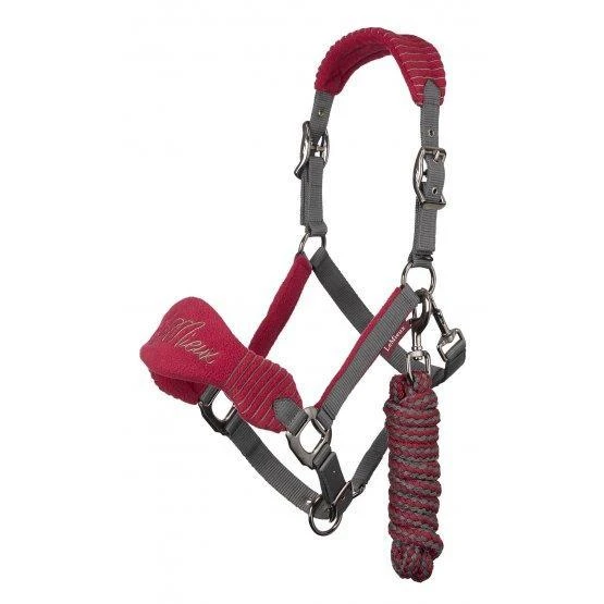 LeMieux Vogue Headcollar With Leadrope - Fleece Material 9 LeMieux Vogue Headcollar With Leadrope - Fleece Material - Image 7
