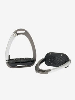 LeMieux Vector Balance Stirrups -Riding Horse Apparel Shop lm stirrup vector balance carbonsilver hr 1 copy cf1139da d7e7 4b9c 9cc7 2f9f23da4d14