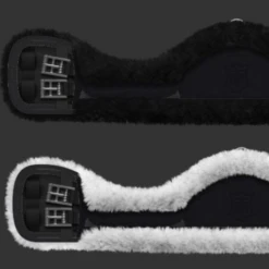 Mattes Asymmetric Leather Girth