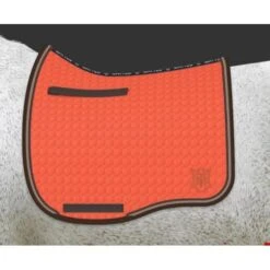 Mattes Eurofit Dressage Plain - Orange -Riding Horse Apparel Shop mattes eurofit dressage plain orange trailrace equestrian outfitters 3