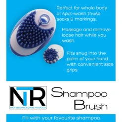 NTR Shampoo Brush -Riding Horse Apparel Shop ntr shampoo brush vivarchie equestrian 3