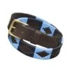 Pampeano 'Azules' Argentinian Polo Belt -Riding Horse Apparel Shop pampeano azules argentinian polo belt dapple eq