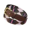 Pampeano 'Rosa' Argentinian Polo Belt -Riding Horse Apparel Shop pampeano rosa argentinian polo belt dapple eq