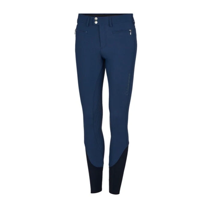 Petrol Blue Samshield Adele Breeches With Metal Dots 3 Petrol Blue Samshield Adele Breeches With Metal Dots