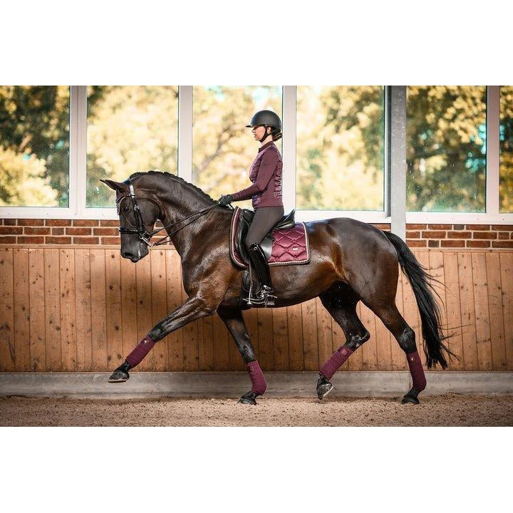 PSOS Dressage Saddle Pad Wine -"Commander-in-chief" 5 PSOS Dressage Saddle Pad Wine -"Commander-in-chief" - Image 3