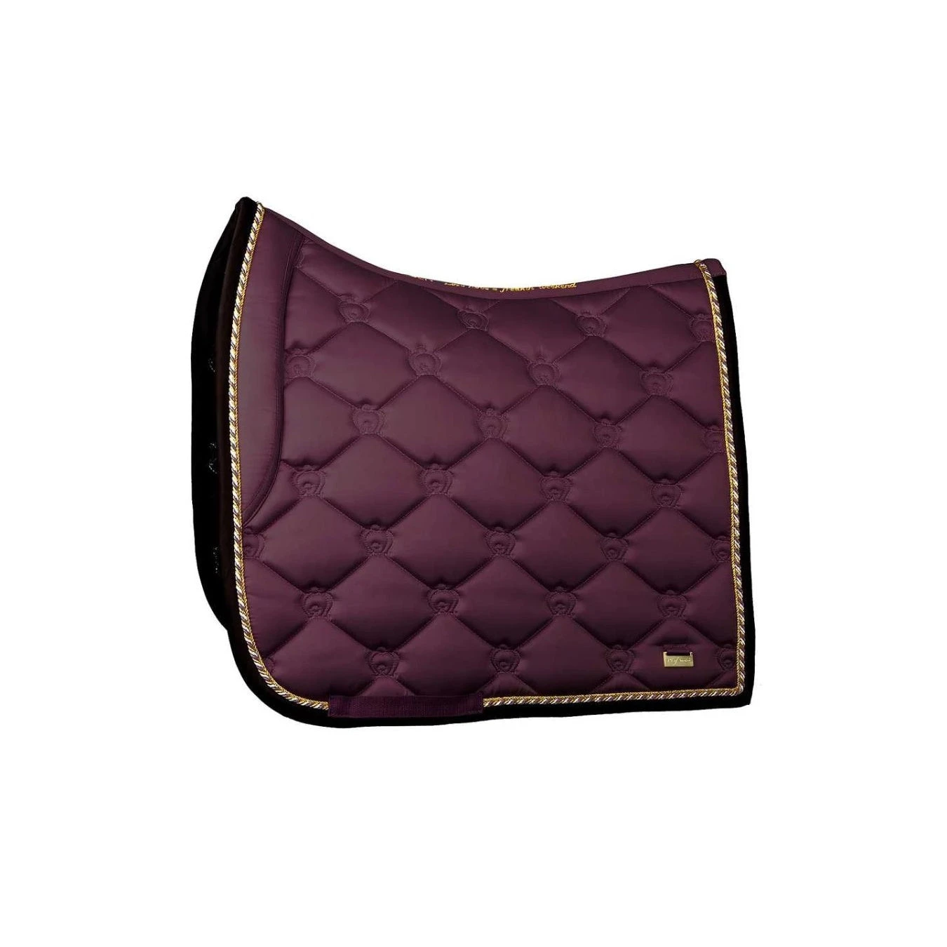 PSOS Dressage Saddle Pad Wine -"Commander-in-chief" 3 PSOS Dressage Saddle Pad Wine -"Commander-in-chief"
