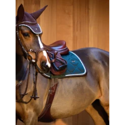 PSOS Jump Saddle Pad Emerald - "Dreams Do Come True" -Riding Horse Apparel Shop psos jump saddle pad emerald dreams do come true vivarchie equestrian 2