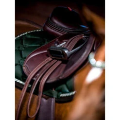 PSOS Jump Saddle Pad Emerald - "Dreams Do Come True" -Riding Horse Apparel Shop psos jump saddle pad emerald dreams do come true vivarchie equestrian 3