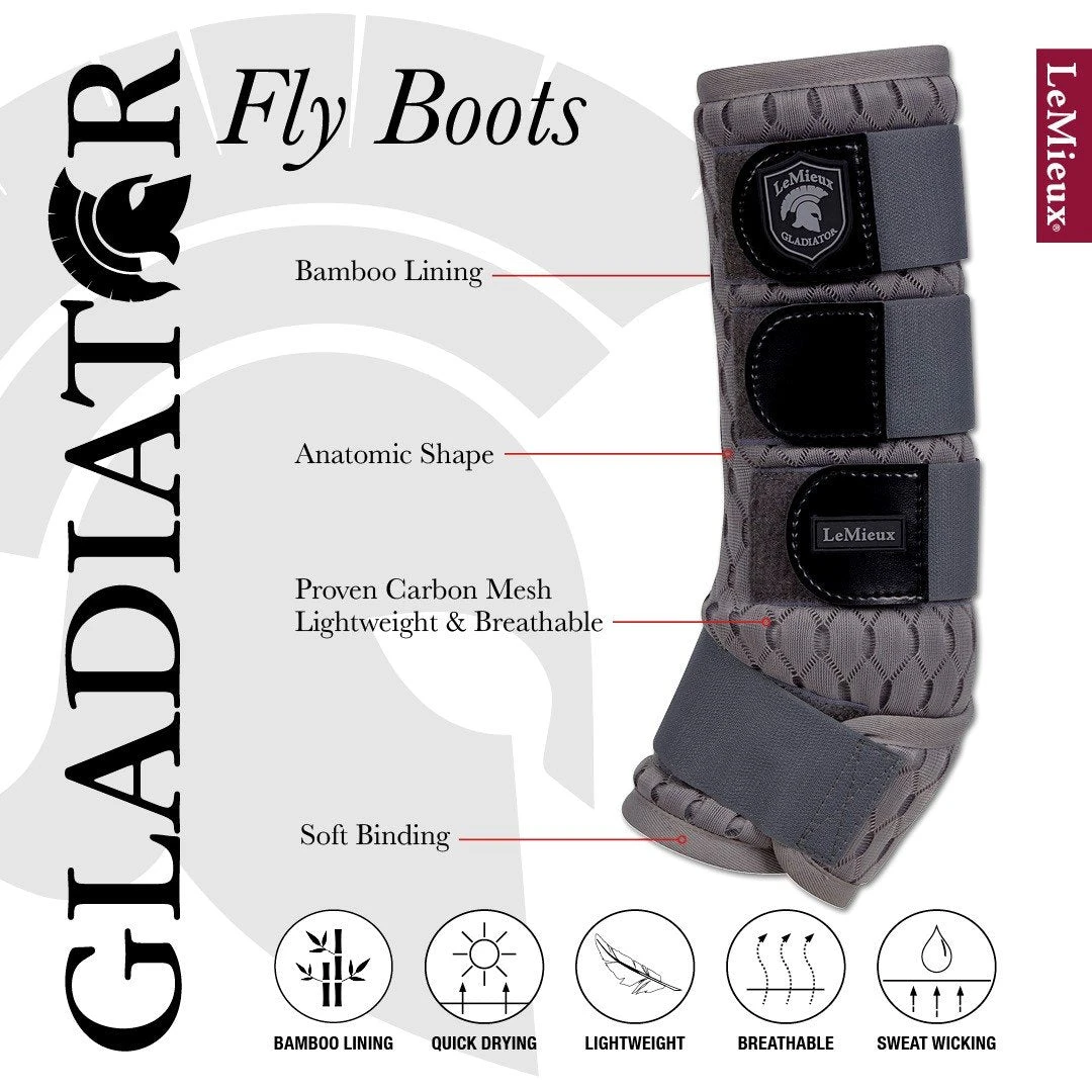 Shop LeMieux's Gladiator Mesh Fly Boots For Ultimate Protection 6 Shop LeMieux's Gladiator Mesh Fly Boots For Ultimate Protection - Image 4