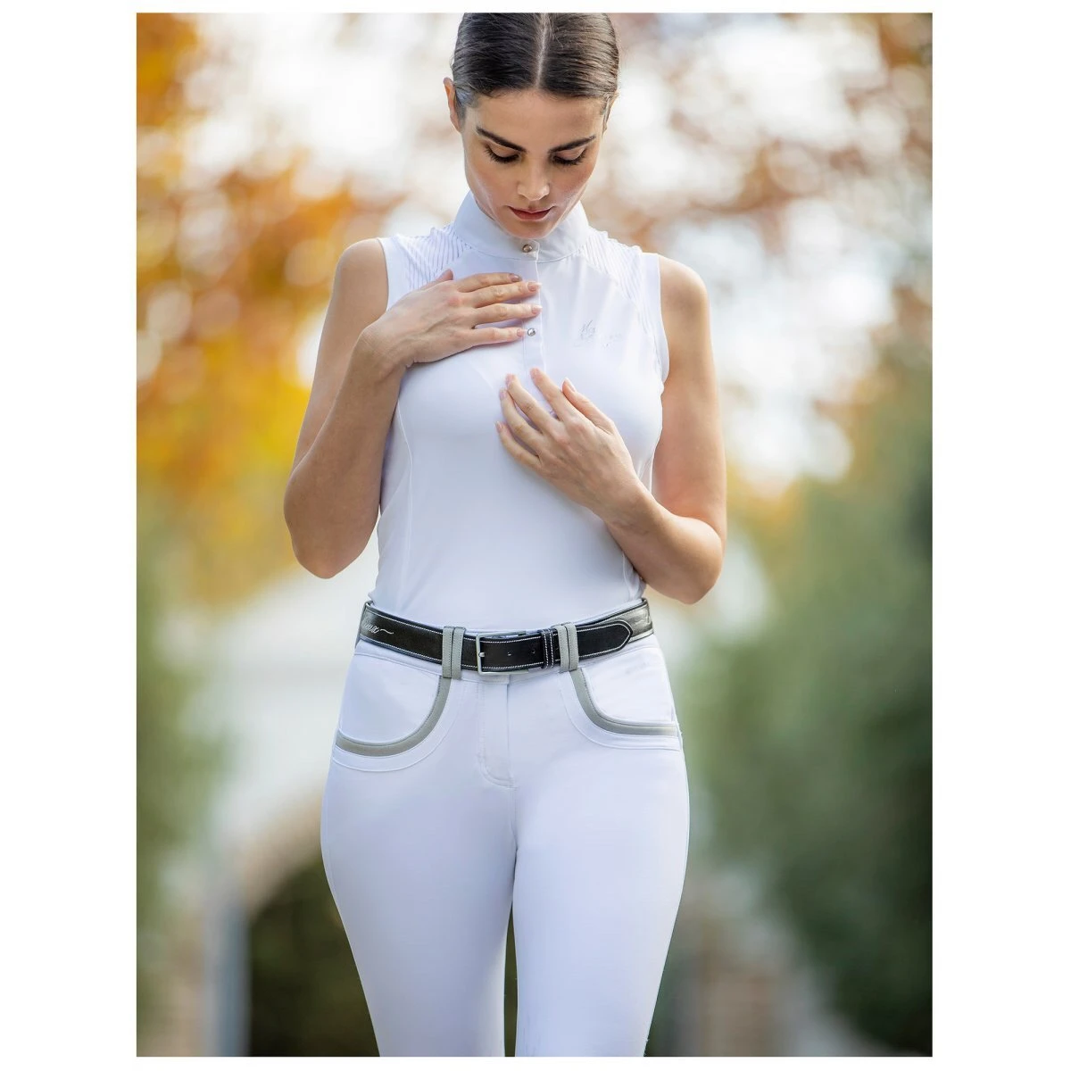 Sleeveless Show Shirt - LeMieux Chloe 6 Sleeveless Show Shirt - LeMieux Chloe - Image 4