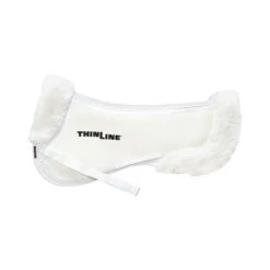Sheepskin Trimmed Trifecta Cotton Half Pad -Riding Horse Apparel Shop thinline trifecta cotton half pad with sheepskin trim saddle cloths 3 e29e3887 dacf 4fa9 b666 f5bb493d2834
